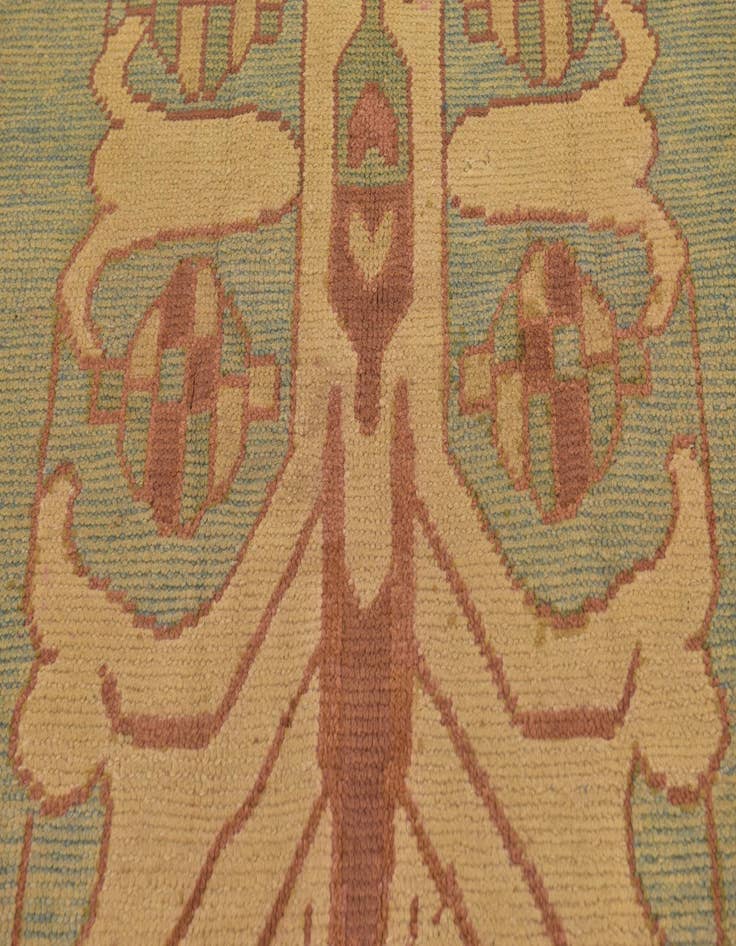 Detail image of  4' 7 x 6' 9  Hand Knotted Oushak Wool Rug
