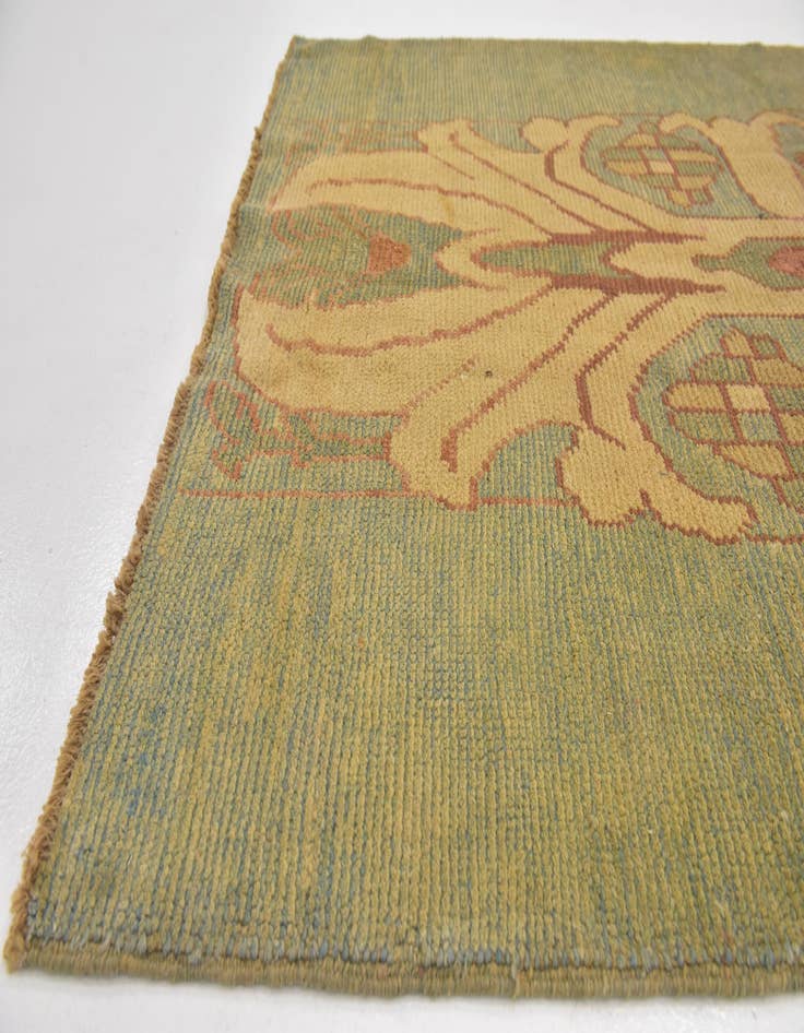 Detail image of  4' 7 x 6' 9  Hand Knotted Oushak Wool Rug
