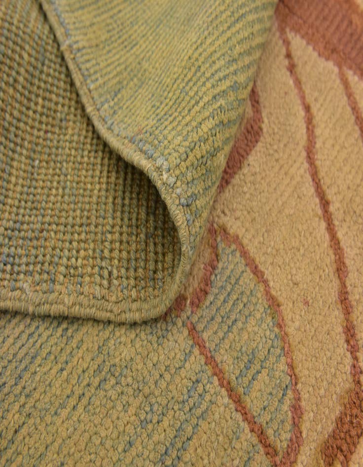 Detail image of  4' 7 x 6' 9  Hand Knotted Oushak Wool Rug