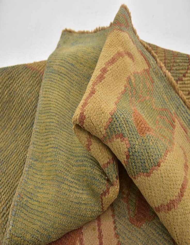 Detail image of  4' 7 x 6' 9  Hand Knotted Oushak Wool Rug