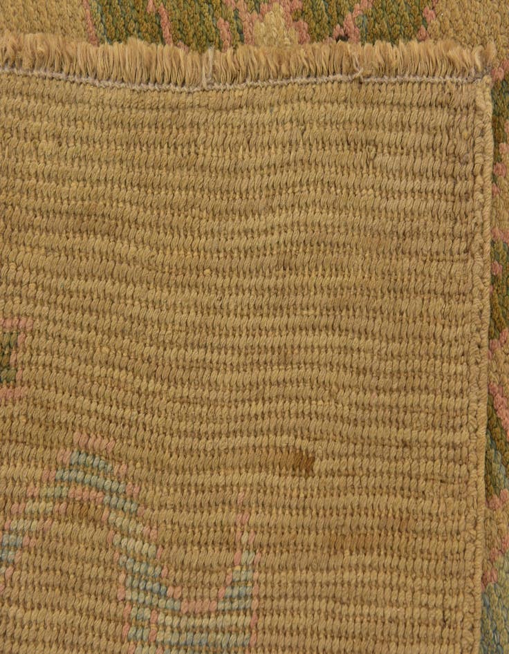 Detail image of  4' 3 x 6' 5  Hand Knotted Oushak Wool Rug