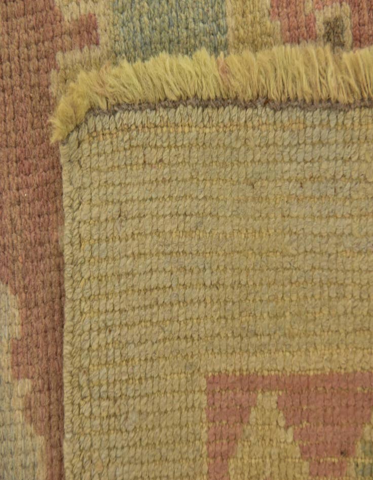 Detail image of  9' 7 x 13' 3  Hand Knotted Oushak Wool Rug