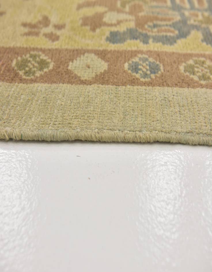 Detail image of  9' 7 x 13' 3  Hand Knotted Oushak Wool Rug