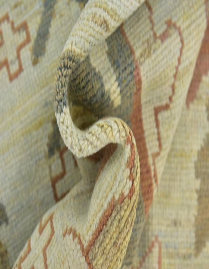 Detail image of  11' 9 x 16'  Hand Knotted Oushak Wool Rug