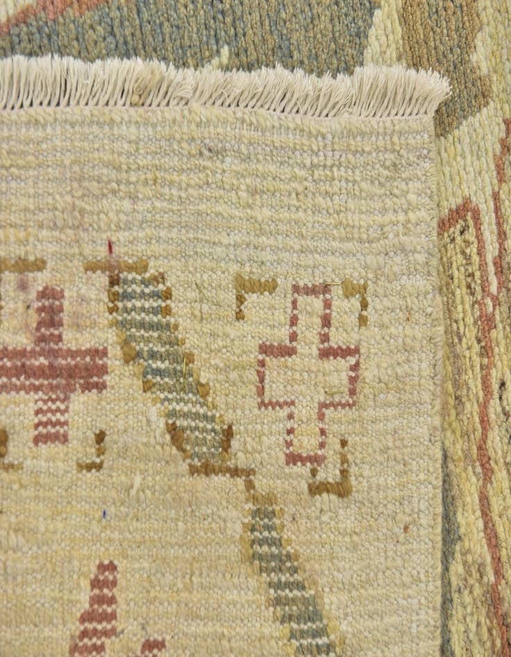 Detail image of  11' 9 x 16'  Hand Knotted Oushak Wool Rug