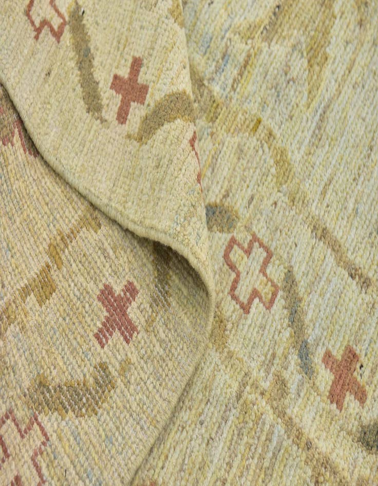 Detail image of  11' 9 x 16'  Hand Knotted Oushak Wool Rug