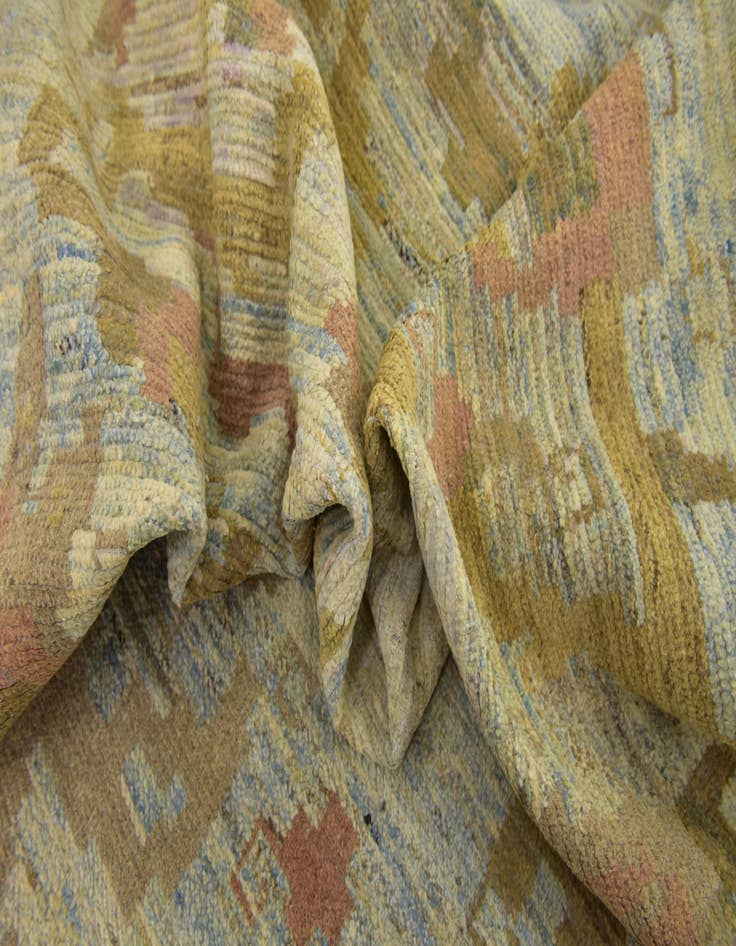 Detail image of  11' 6 x 16'  Hand Knotted Oushak Wool Rug