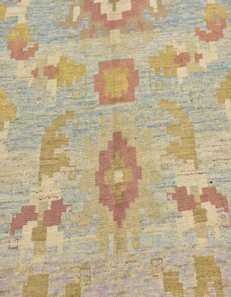 Detail image of  11' 6 x 16'  Hand Knotted Oushak Wool Rug