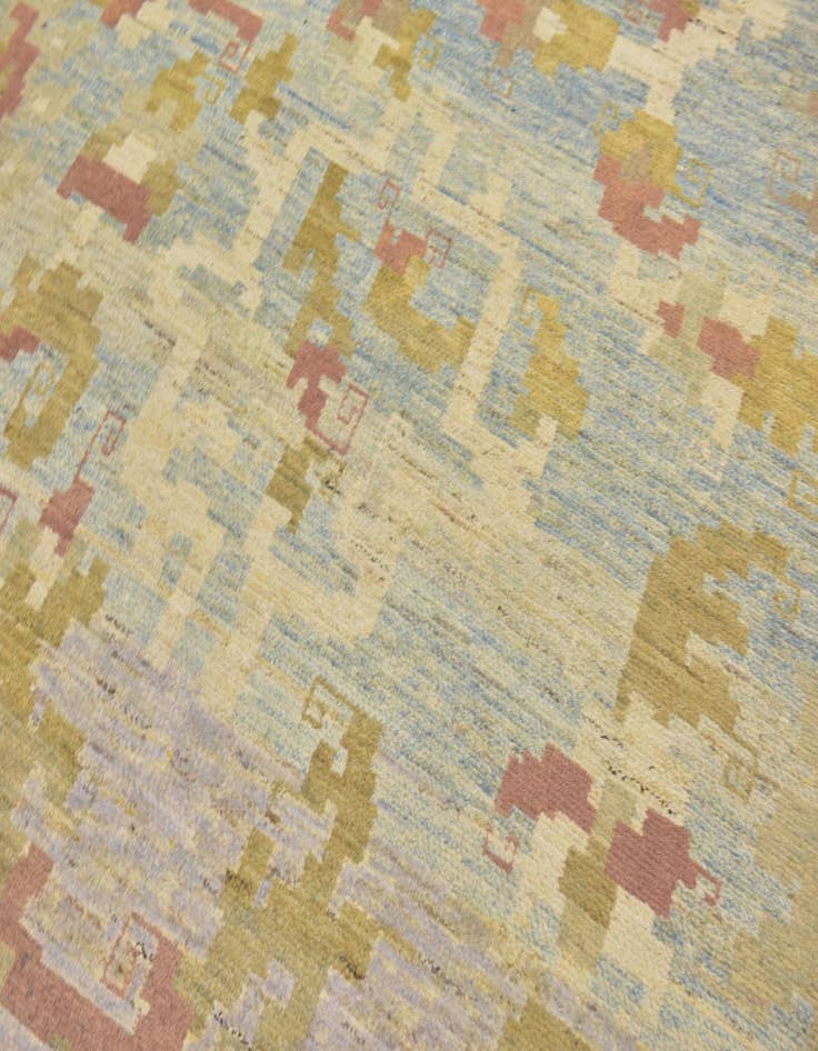Detail image of  11' 6 x 16'  Hand Knotted Oushak Wool Rug