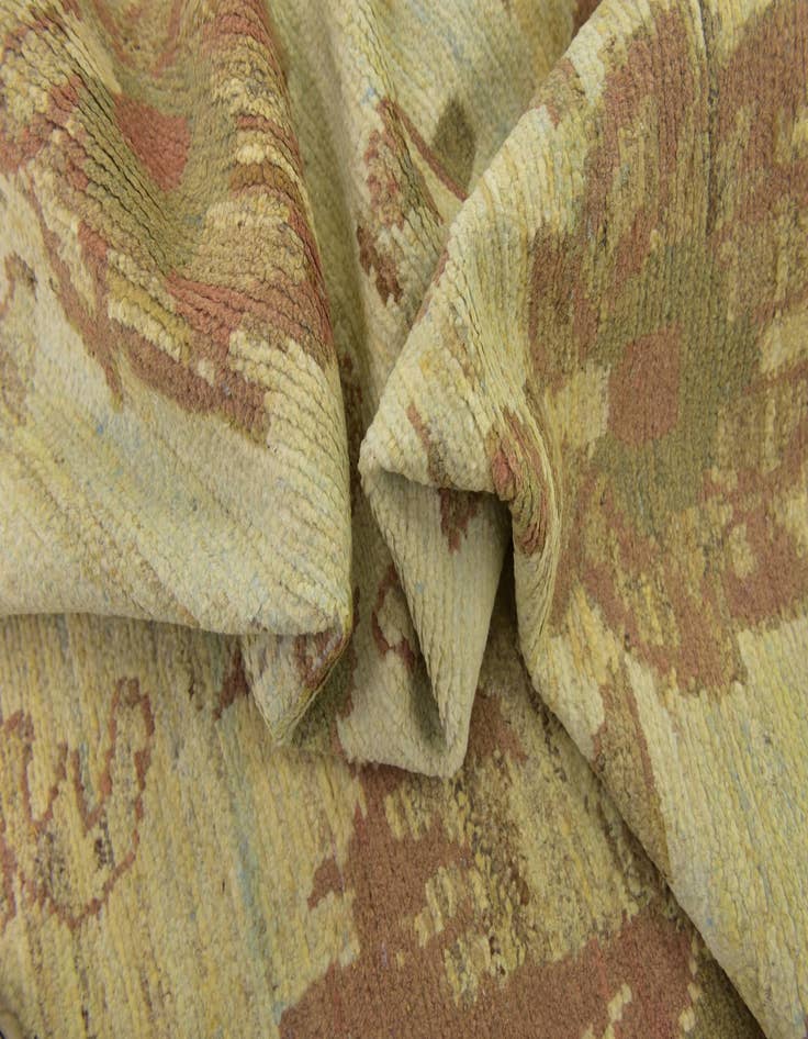 Detail image of  11' 10 x 15' 8  Hand Knotted Oushak Wool Rug