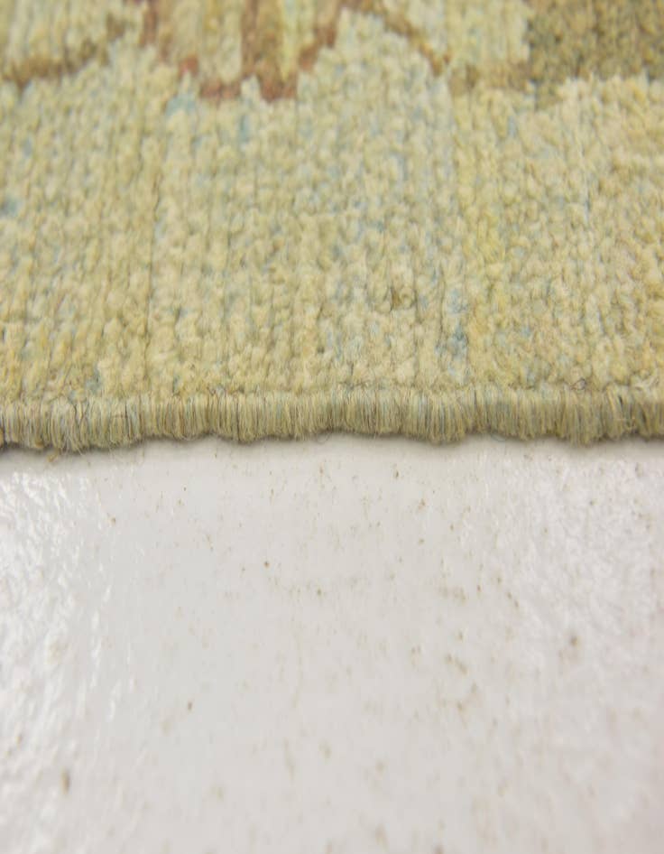 Detail image of  11' 10 x 15' 8  Hand Knotted Oushak Wool Rug