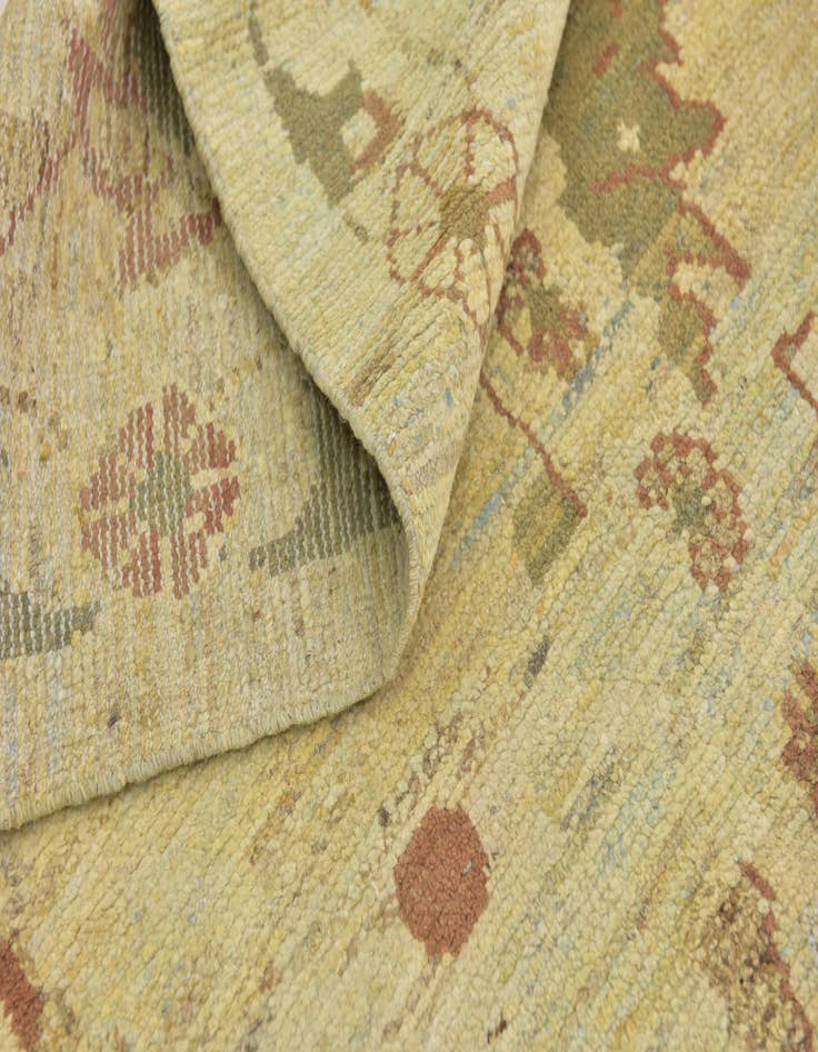 Detail image of  11' 10 x 15' 8  Hand Knotted Oushak Wool Rug