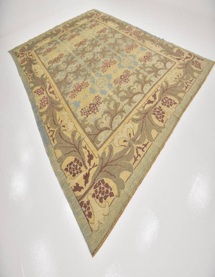 Detail image of  11' 2 x 15' 2  Hand Knotted Oushak Wool Rug