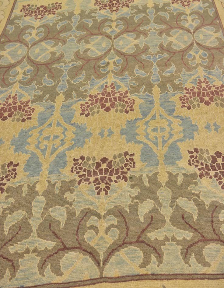 Detail image of  11' 2 x 15' 2  Hand Knotted Oushak Wool Rug