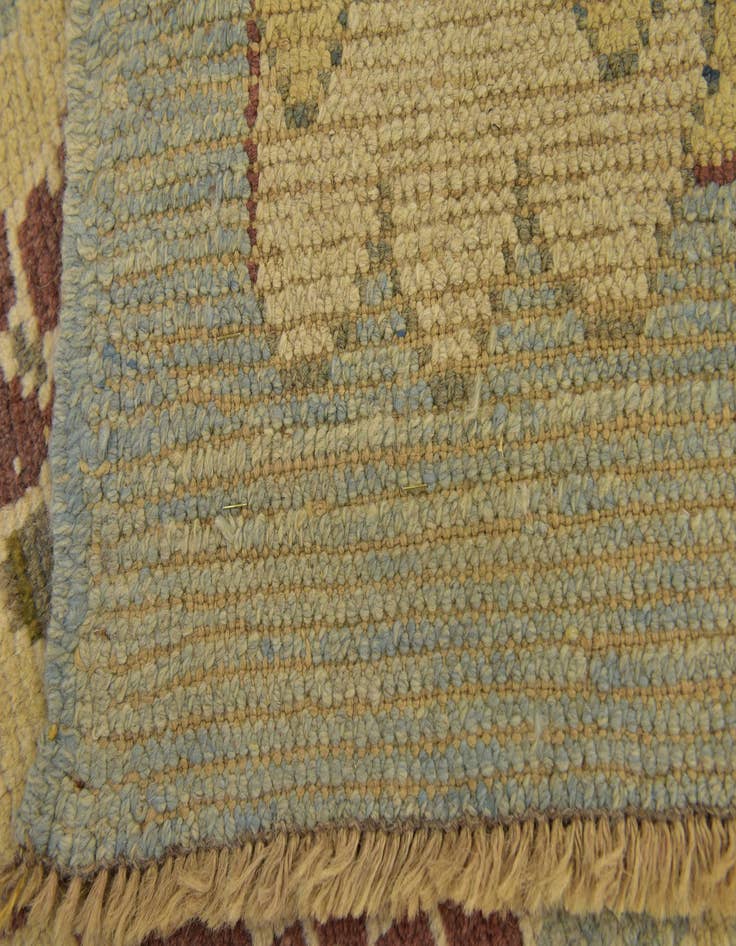 Detail image of  11' 2 x 15' 2  Hand Knotted Oushak Wool Rug