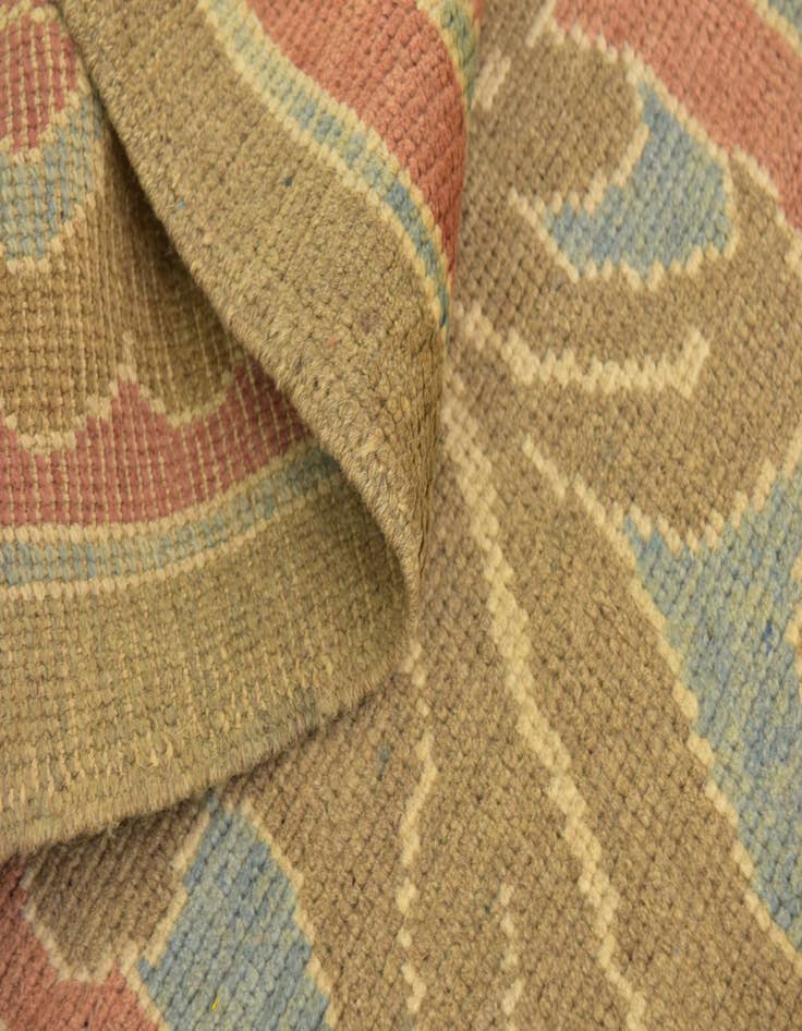 Detail image of  10' x 12' 10  Hand Knotted Oushak Wool Rug