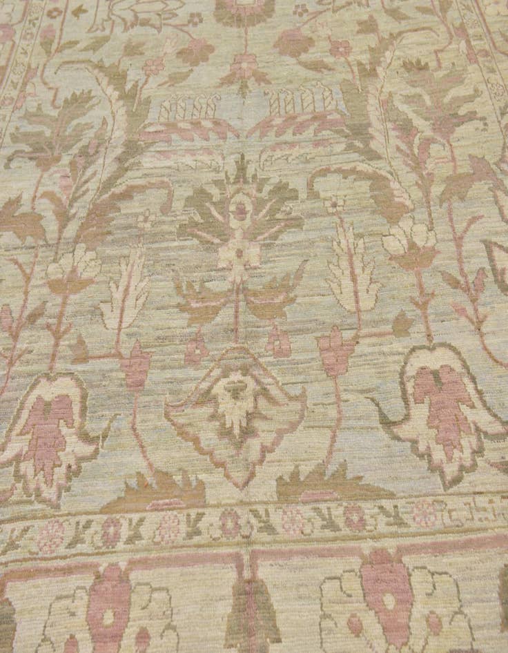 Detail image of  11' 7 x 15' 5  Hand Knotted Oushak Wool Rug