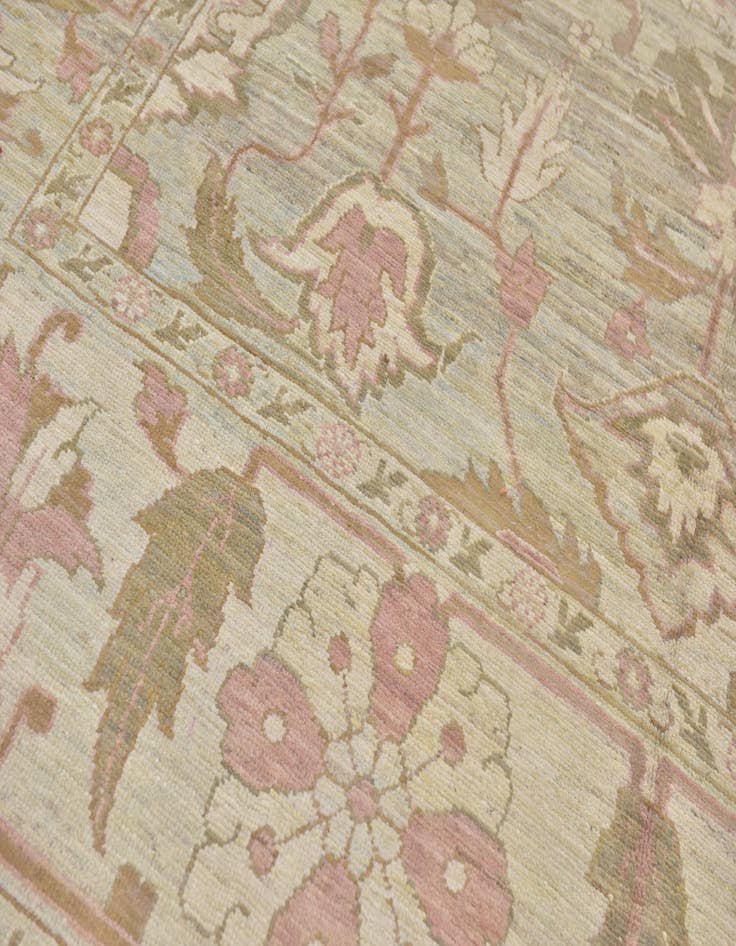 Detail image of  11' 7 x 15' 5  Hand Knotted Oushak Wool Rug