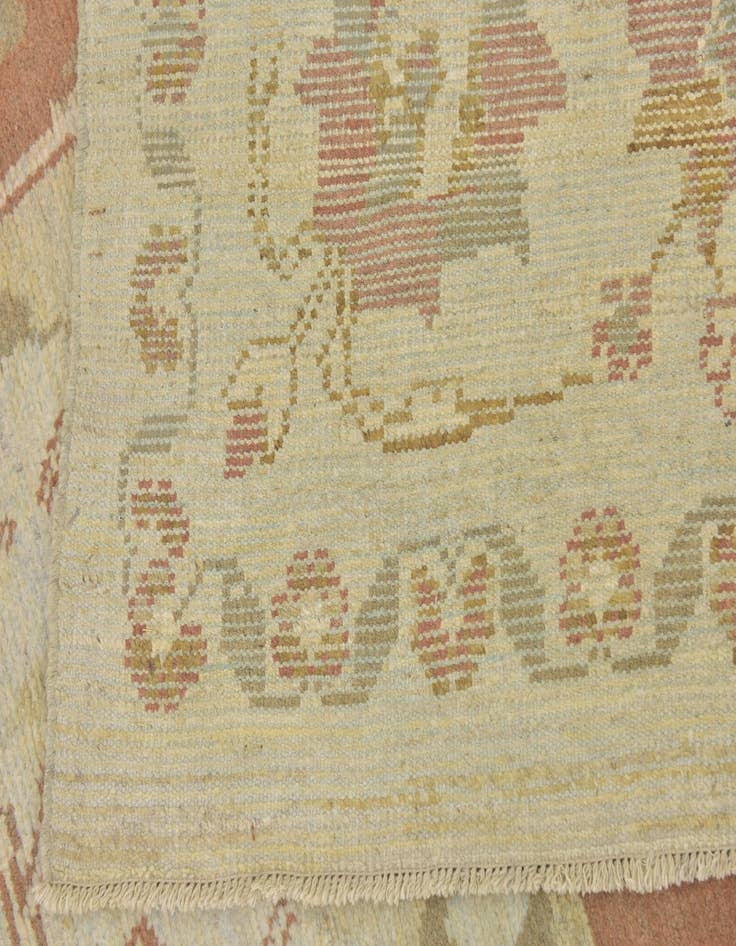 Detail image of  11' 7 x 15' 10  Hand Knotted Oushak Wool Rug