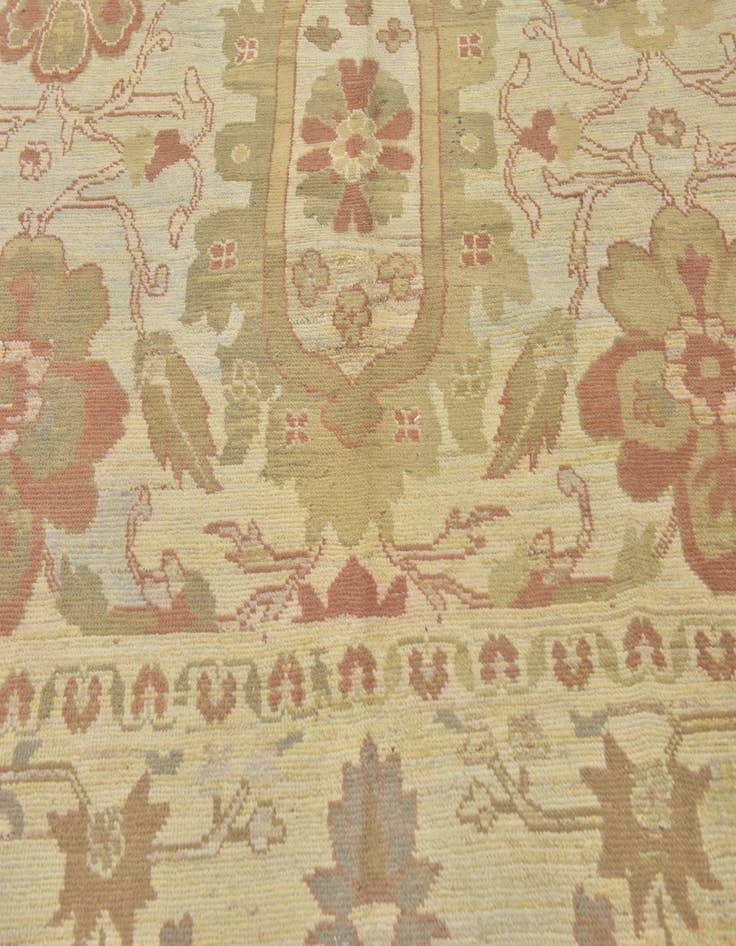 Detail image of  11' 7 x 15' 10  Hand Knotted Oushak Wool Rug