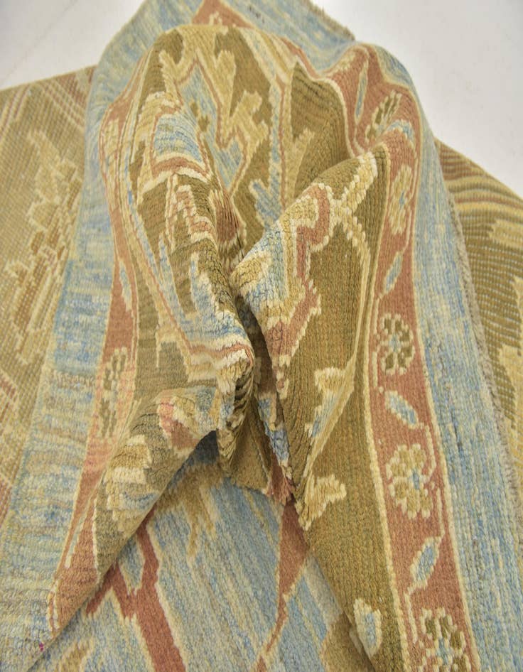 Detail image of 11' x 14' 4 Hand Knotted Oushak Wool Rug