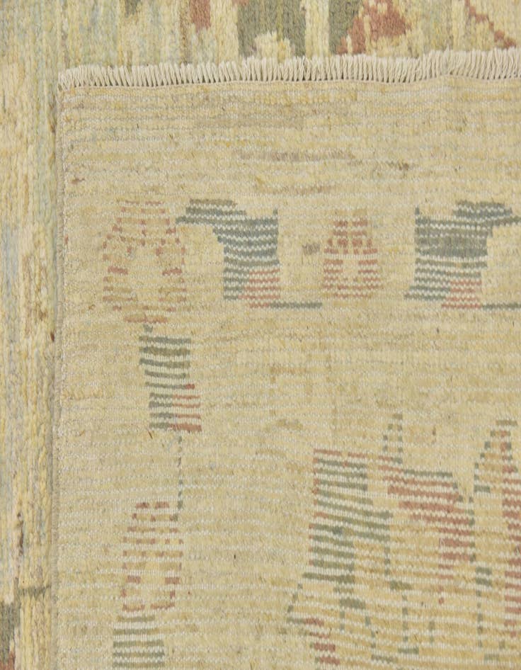 Detail image of  11' 10 x 16'  Hand Knotted Oushak Wool Rug