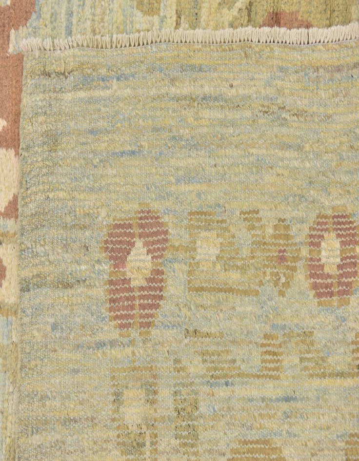 Detail image of  12' 3 x 16' 9  Hand Knotted Oushak Wool Rug