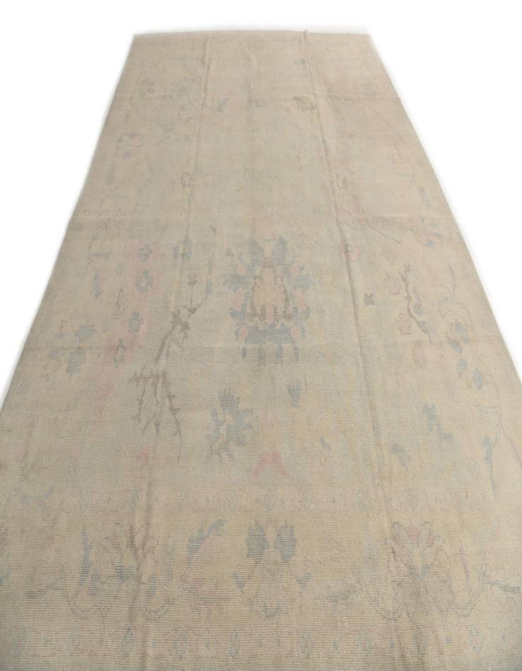 Detail image of  9' 10 x 13' 8  Hand Knotted Oushak Wool Rug