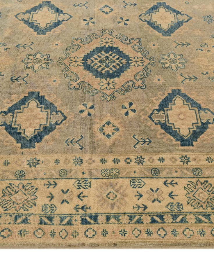 Detail image of  4' 9 x 6' 10  Hand Knotted Oushak Wool Rug