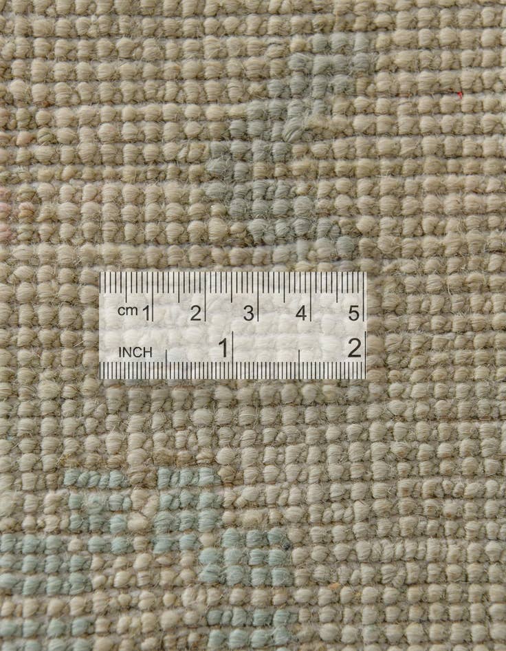 Detail image of 10' 4 x 13' 11 Hand Knotted Oushak Wool Rug