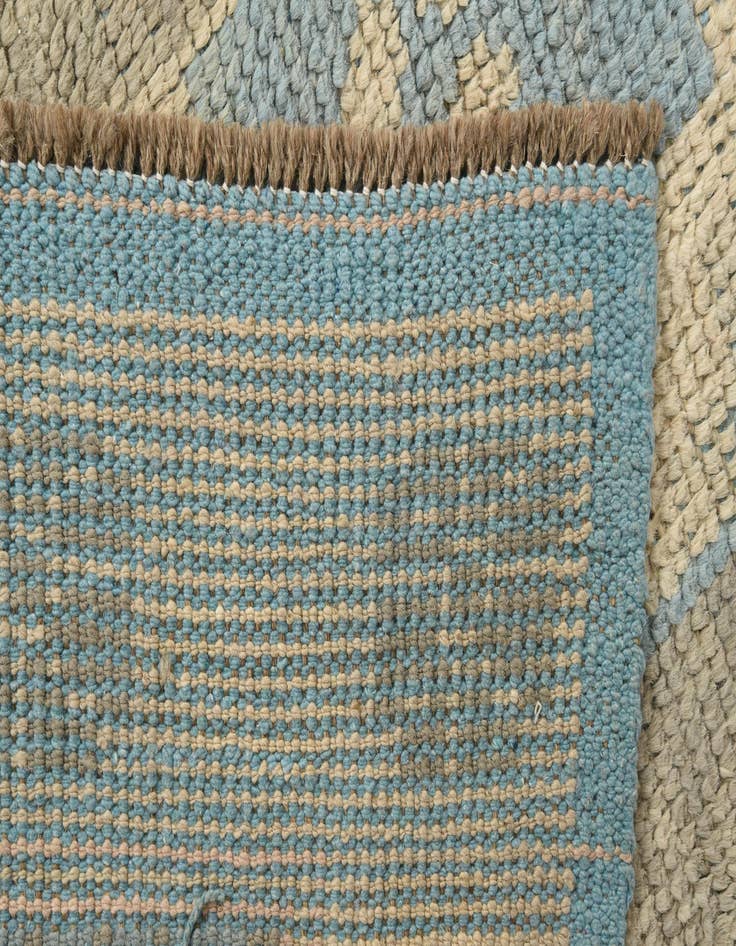 Detail image of  6' 1 x 9' 5  Hand Knotted Oushak Wool Rug