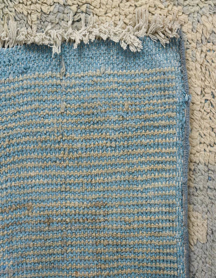 Detail image of  5' 8 x 9'  Hand Knotted Oushak Wool Rug