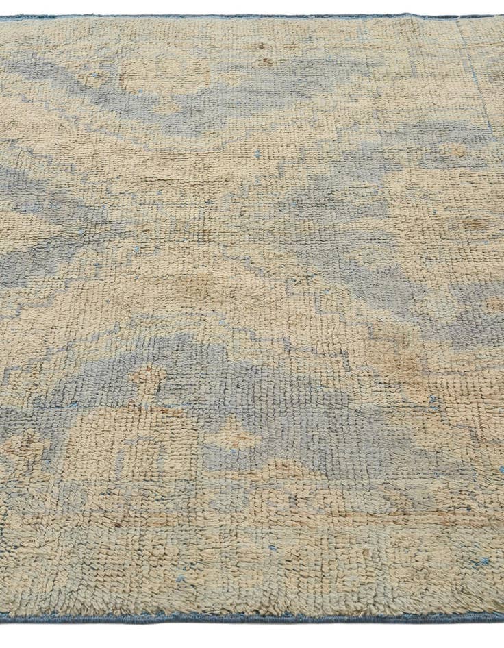 Detail image of  5' 8 x 9'  Hand Knotted Oushak Wool Rug
