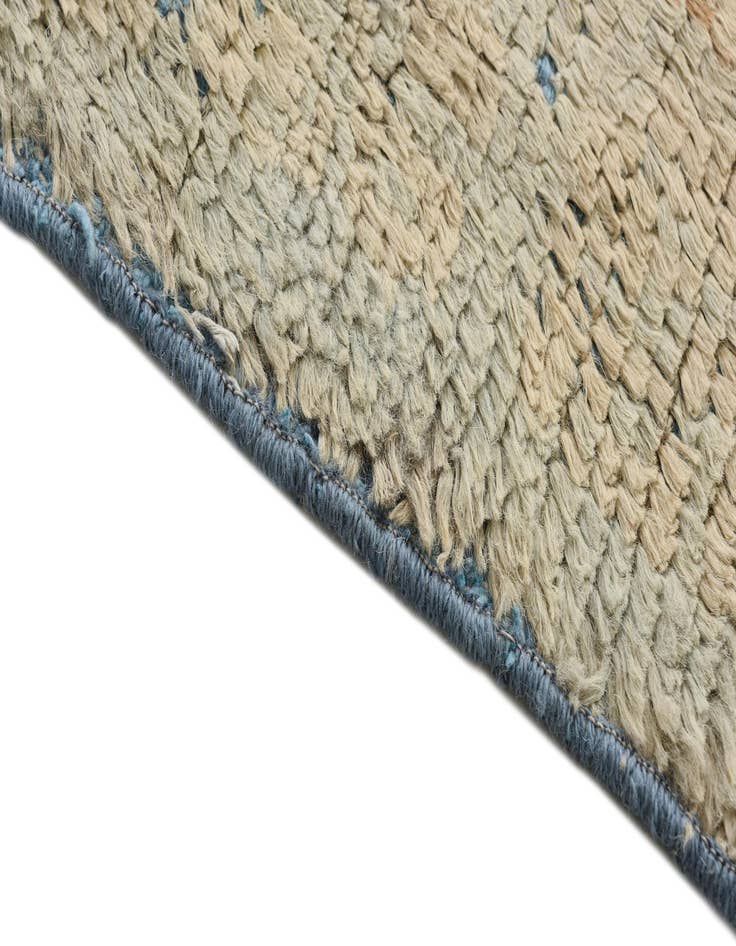 Detail image of  5' 8 x 9'  Hand Knotted Oushak Wool Rug