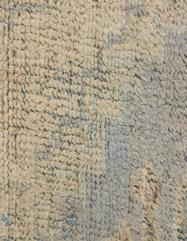 Detail image of  5' 8 x 9'  Hand Knotted Oushak Wool Rug