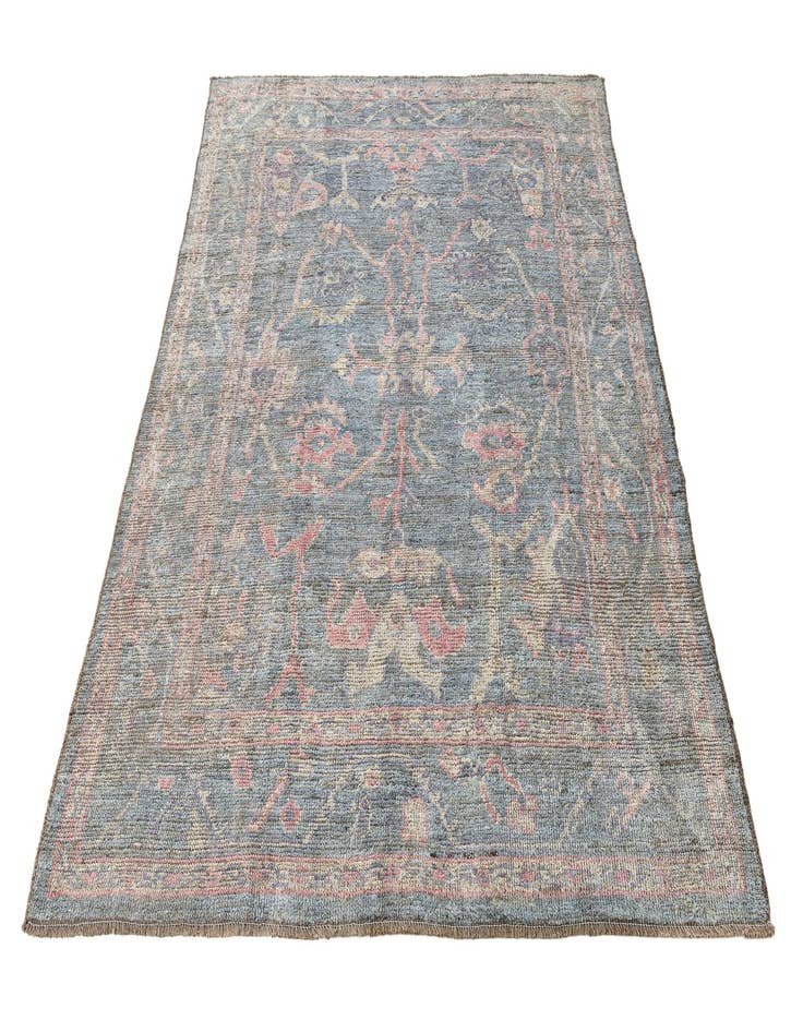 Detail image of  8' 7 x 10' 2  Hand Knotted Oushak Wool Rug