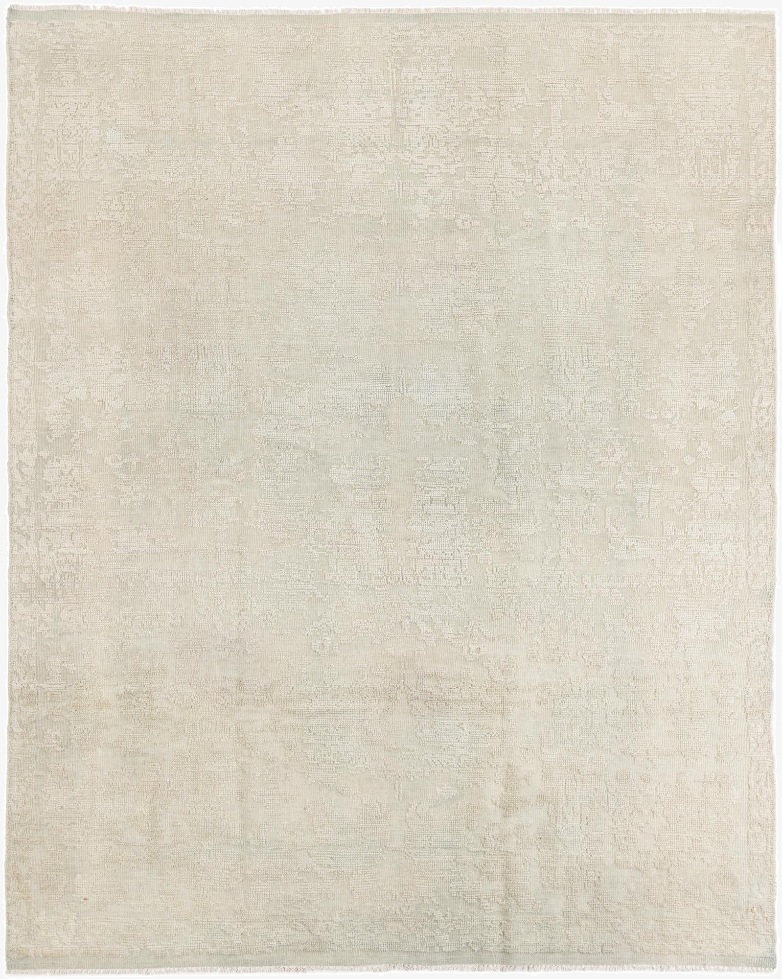  8' 3 x 10' 1  Hand Knotted Oushak Wool Rug