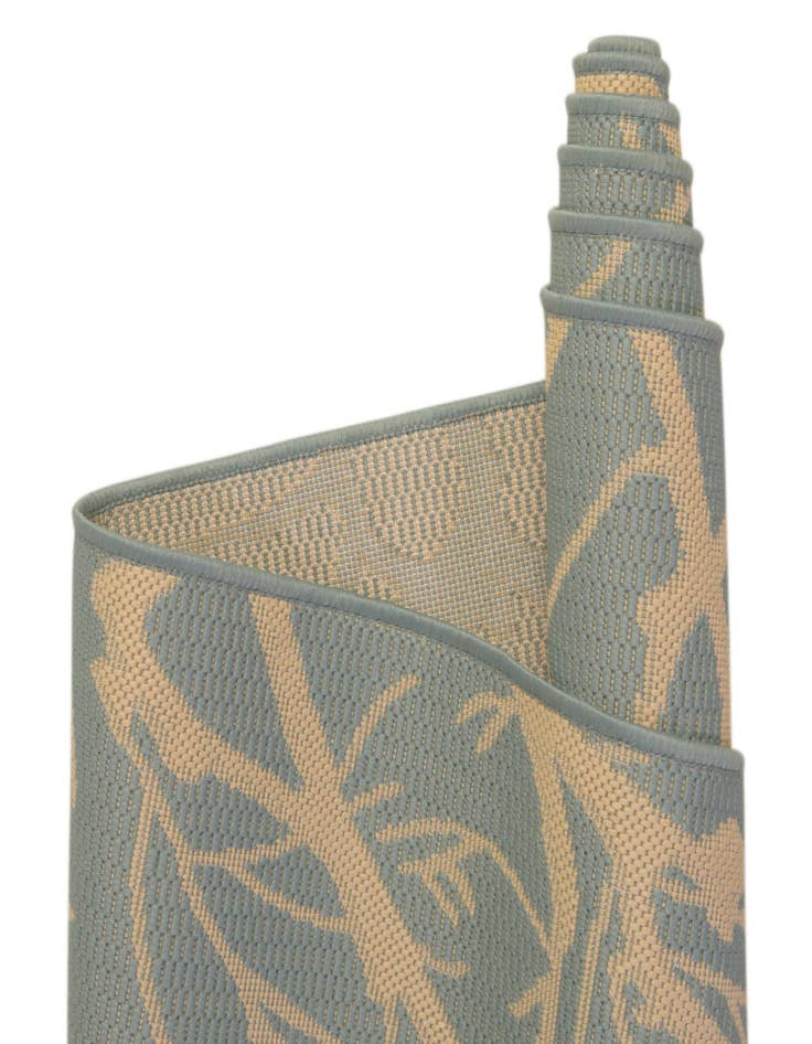 Detail image of  8' x 11' 4  Washable Botanical Indoor / Outdoor Rug