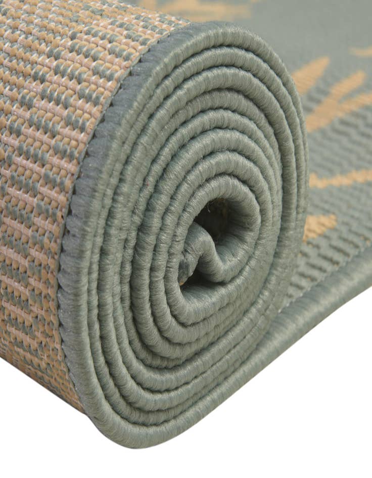 Detail image of  8' x 11' 4  Washable Botanical Indoor / Outdoor Rug