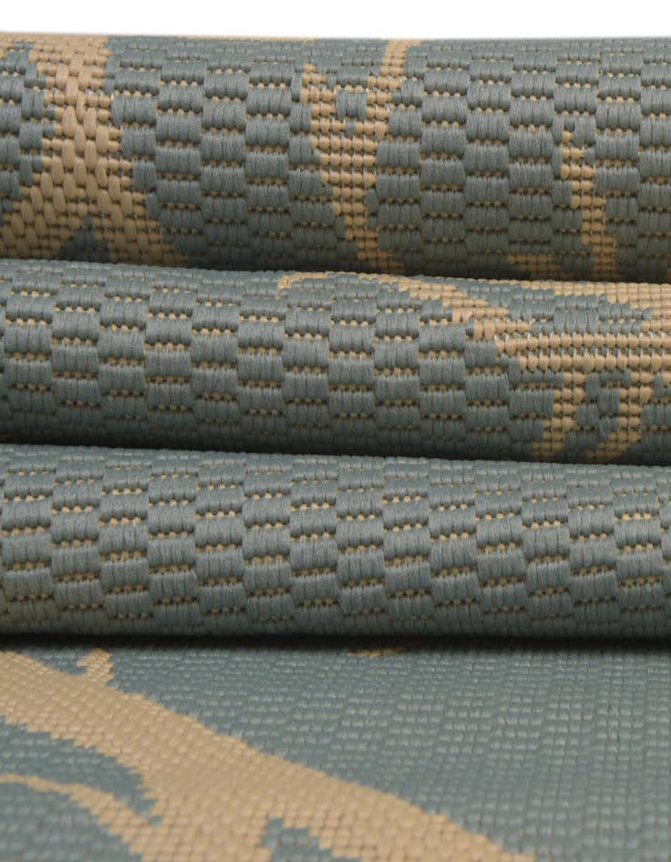 Detail image of  8' x 11' 4  Washable Botanical Indoor / Outdoor Rug