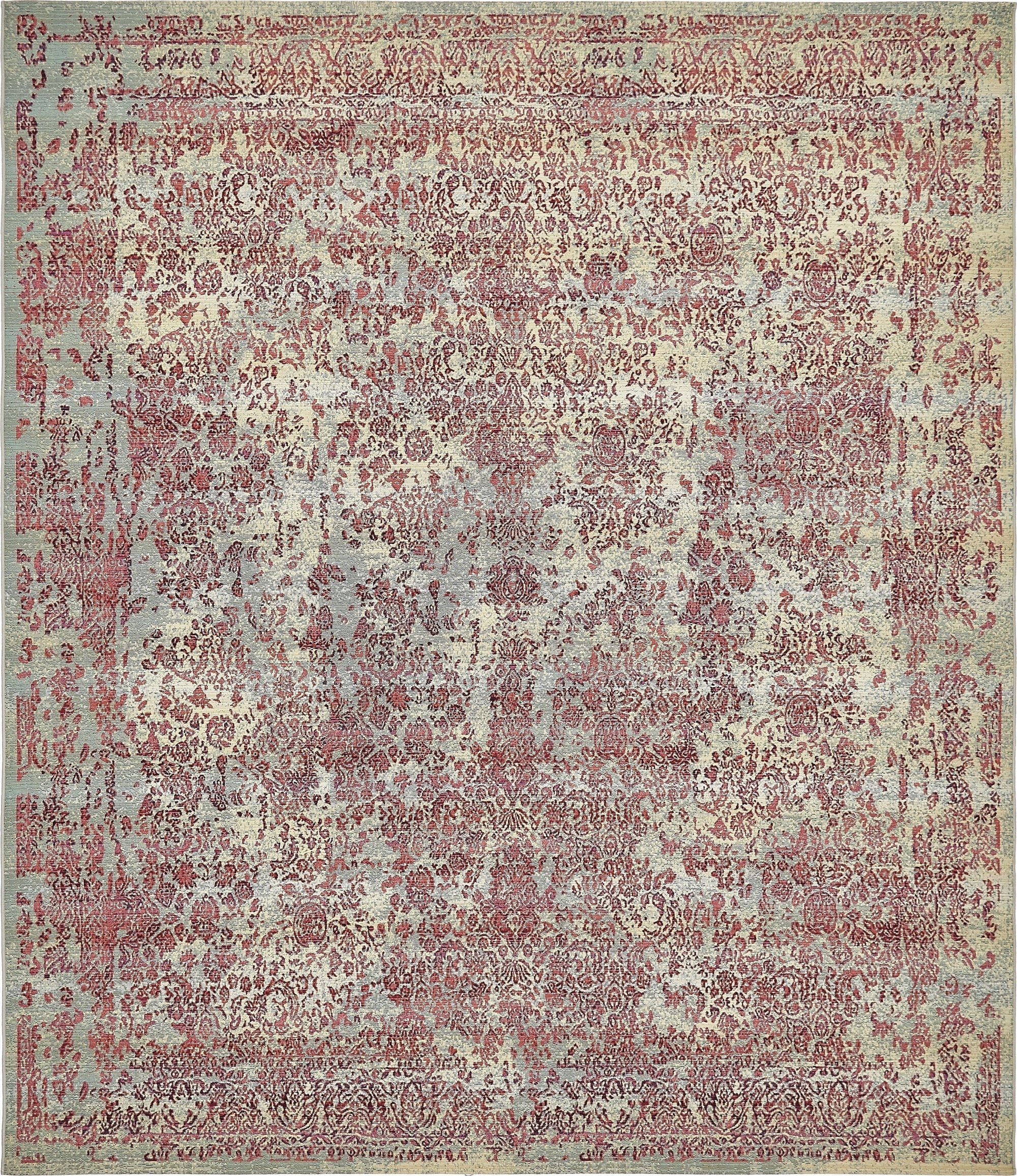  10' x 12' 2  Washable Botanical Indoor / Outdoor Rug