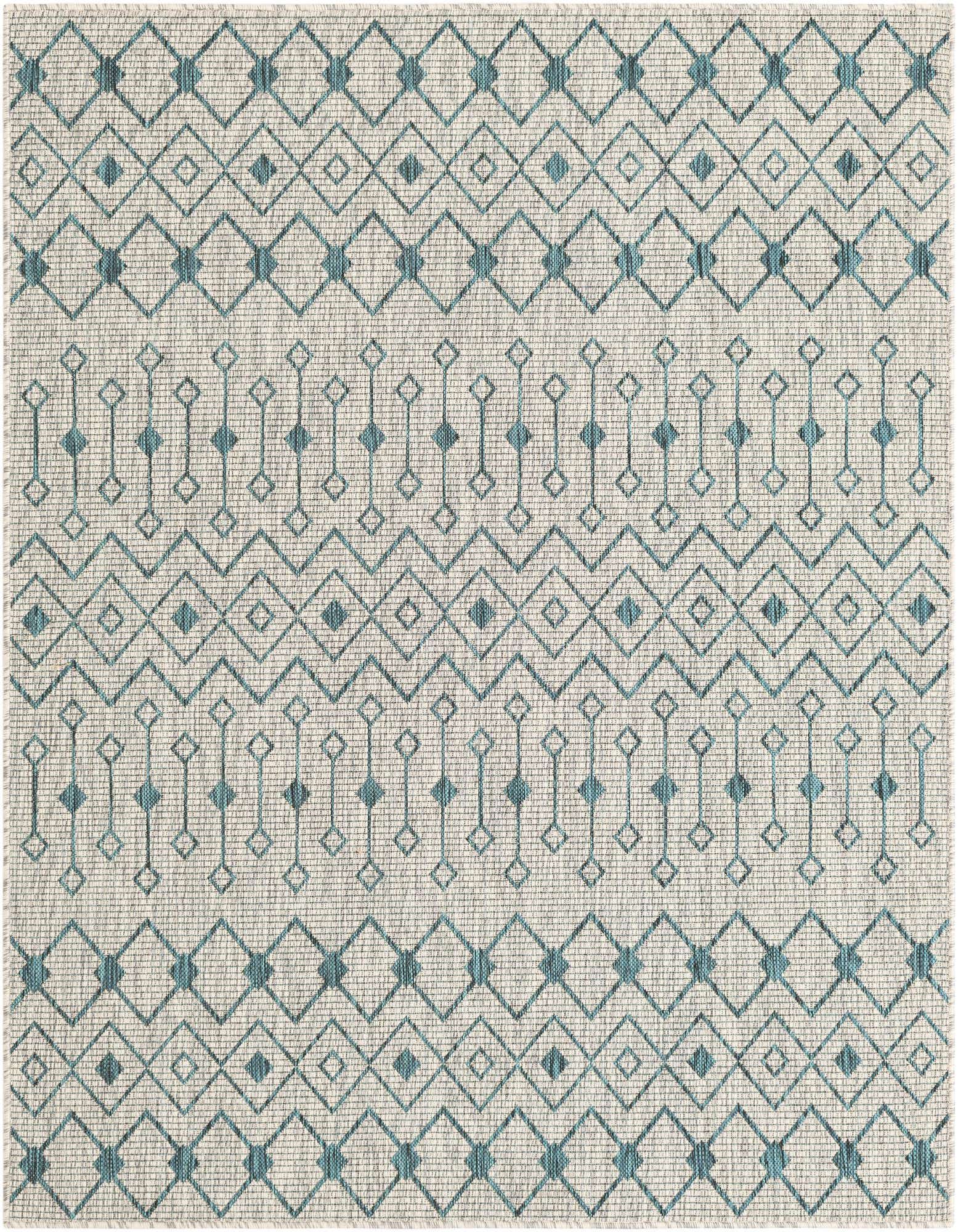 Primary image  5' 6 x 6' 6  Washable Lattice Indoor / Outdoor Rug