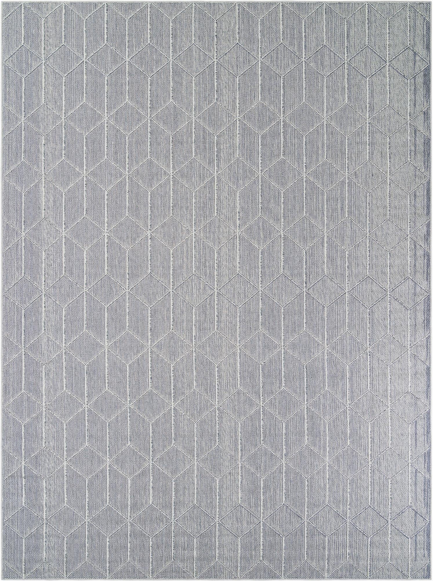  9' x 12'  Washable Lattice Indoor / Outdoor Rug