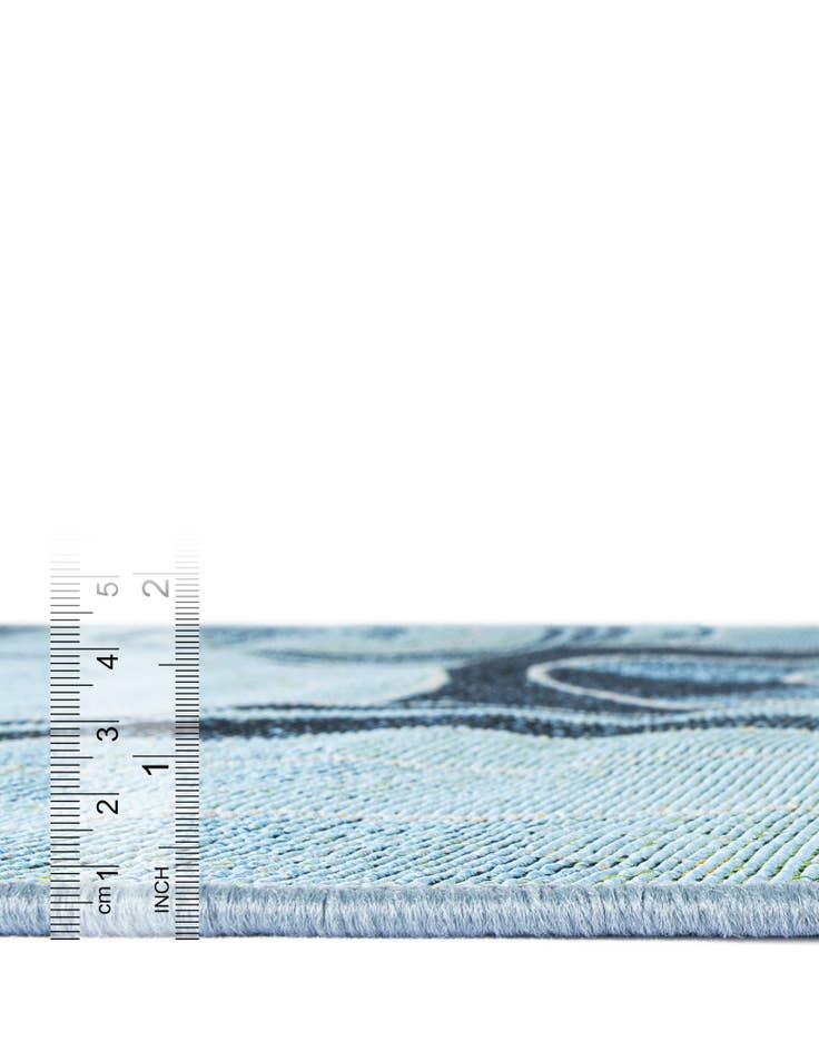 Detail image of  4' x 6'  Washable Modern Indoor / Outdoor Rug