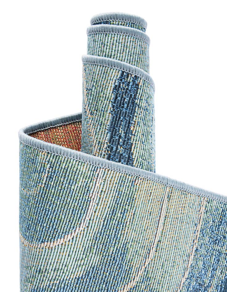 Detail image of  4' x 6'  Washable Modern Indoor / Outdoor Rug