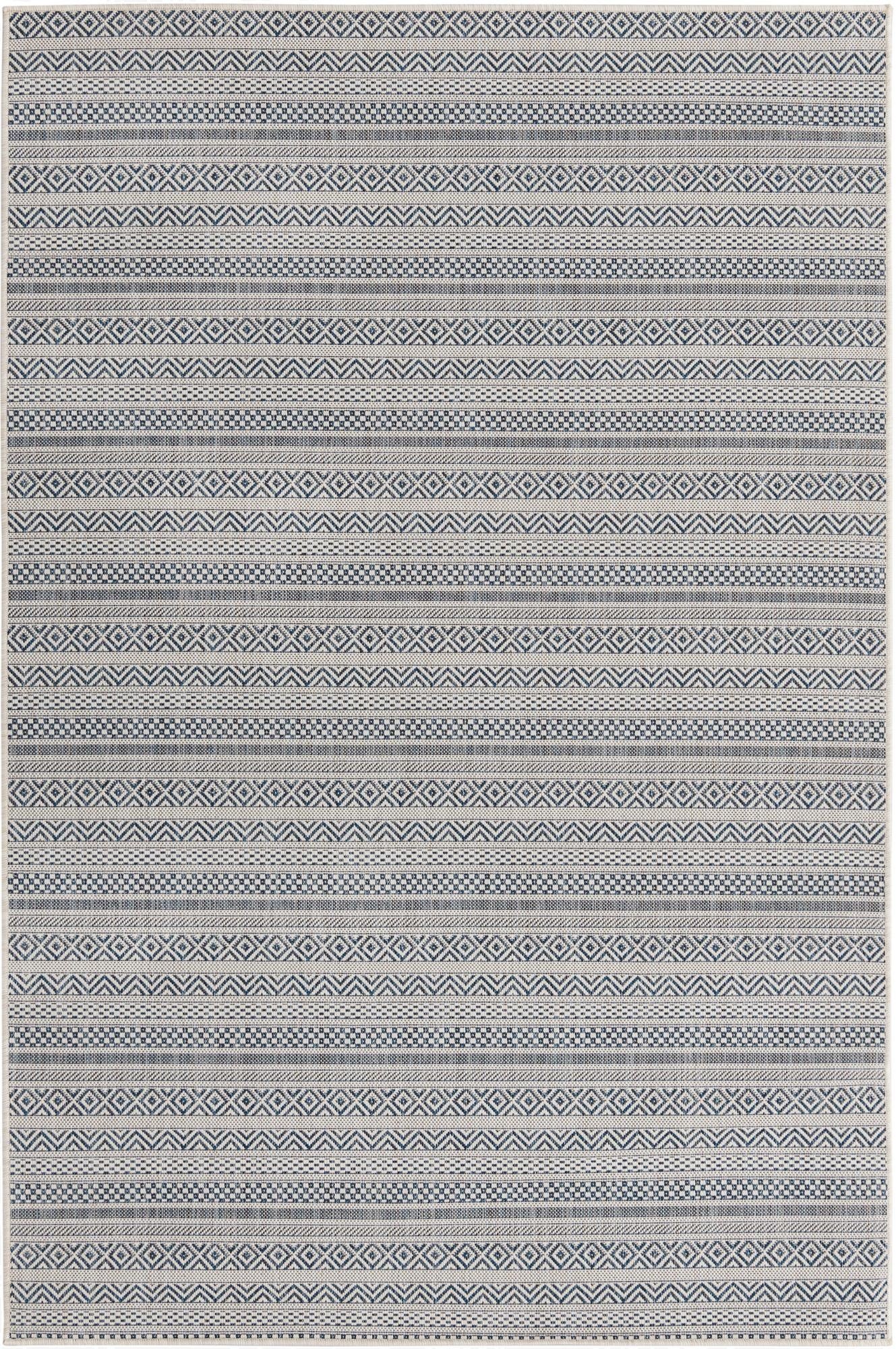  5' 3 x 8'  Washable Ribbon Indoor / Outdoor Rug