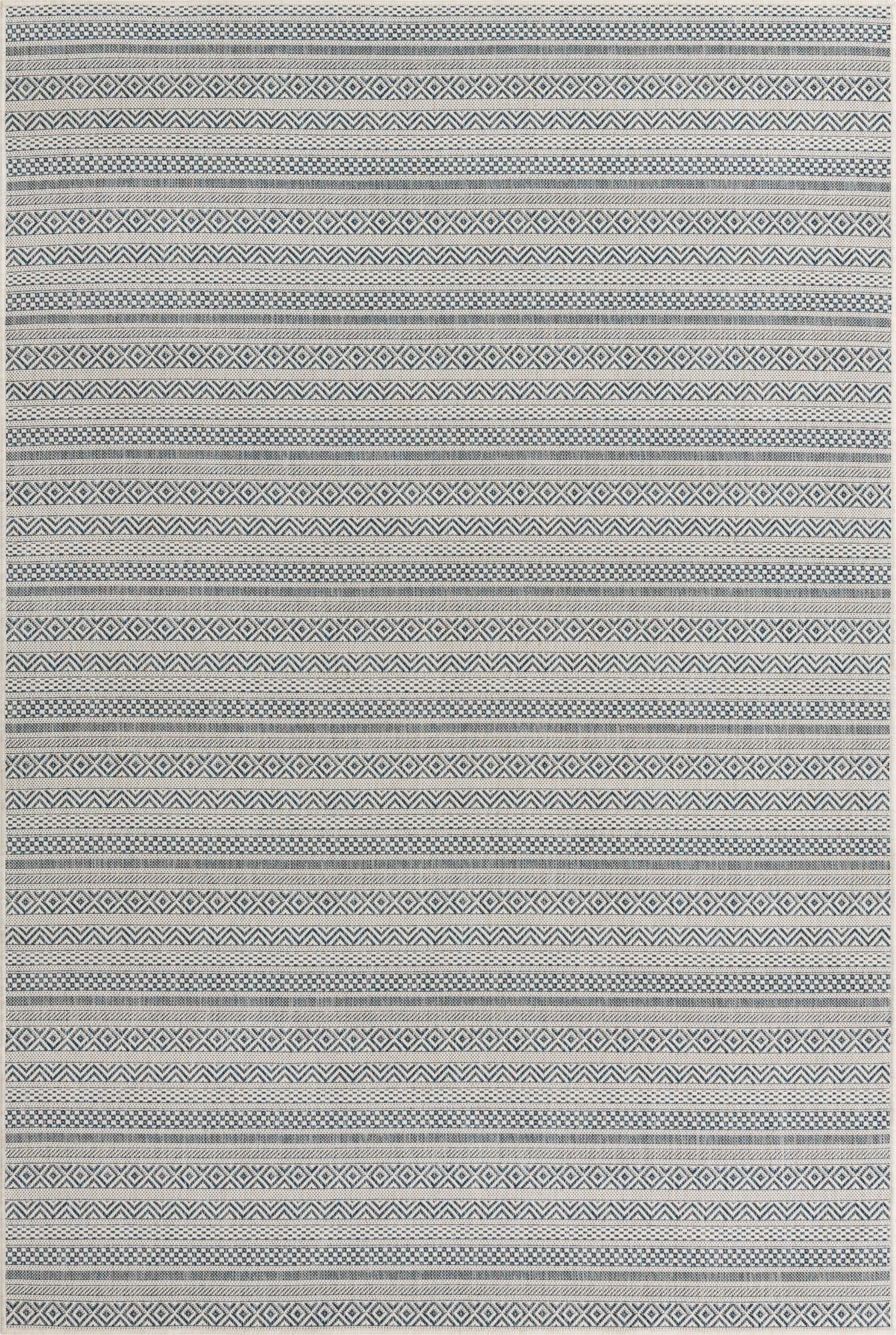  6' x 9'  Washable Ribbon Indoor / Outdoor Rug
