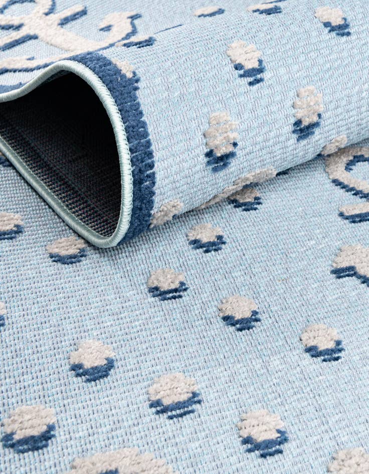 Detail image of  5' 3 x 7' 7  Washable  Indoor / Outdoor Rug