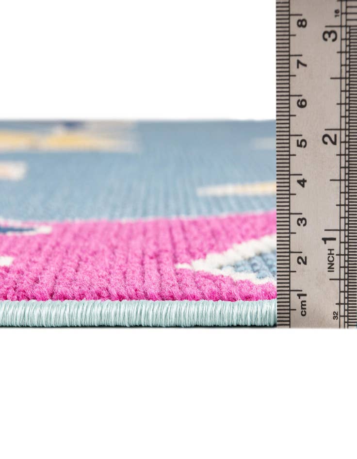 Detail image of  5' 3 x 7' 7  Washable  Indoor / Outdoor Rug