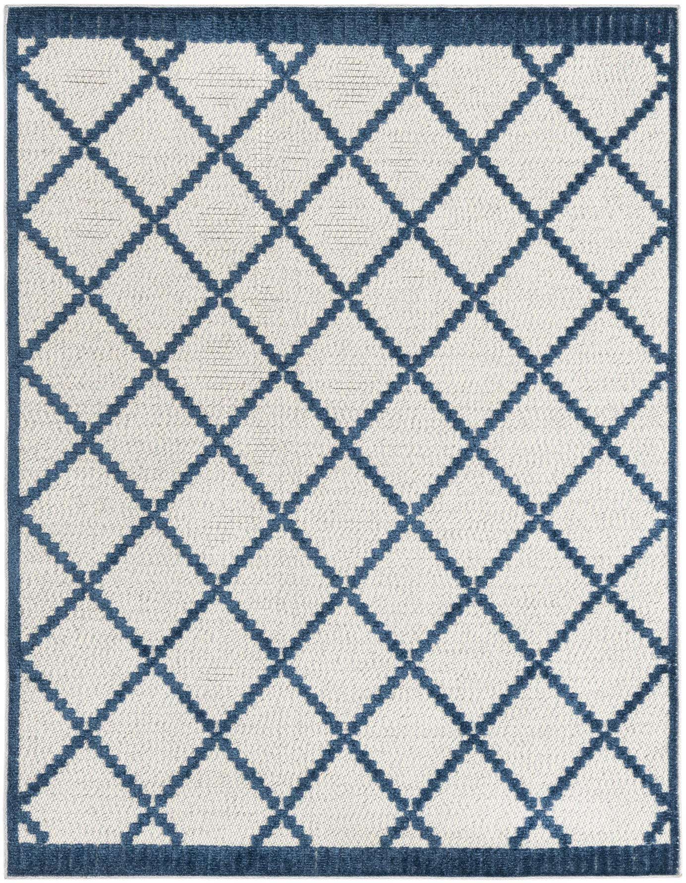 Primary image  4' 9 x 7'  Washable  Indoor / Outdoor Rug